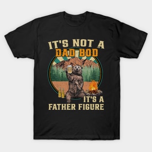 It's Not A Dad Bod It's Father Figure Funny Bear Beer Lovers T-Shirt